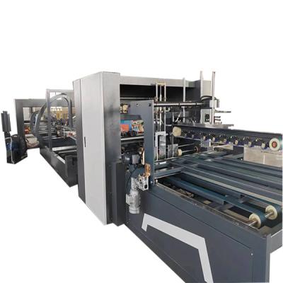 China Automatic Printing Carton Box Corrugated Sticky Box Paper Card Sticking Machine for sale