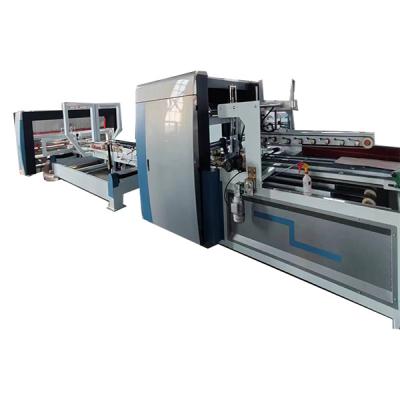 China Easy Automatic Carton Box Folder Gluer Stitching Machine /Carton Making Machine for sale