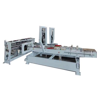 China Easy Working Cartoner/Carton Folding Gluing Stitching Machine for sale