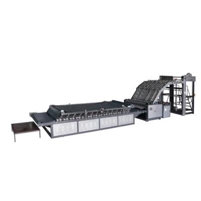 China Semi-automatic Corrugated Box Corrugated Flute Cardboard Factory Price Box Laminating Machine for sale