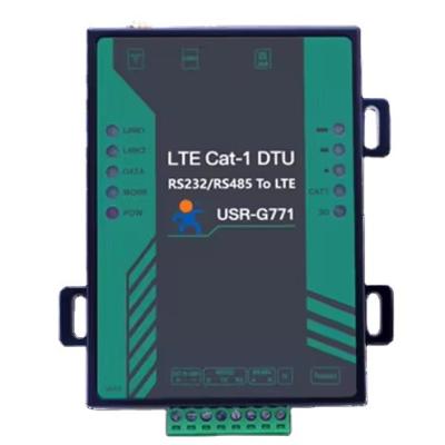 China Cat1 Dtu Module Serial Port 232/485 to 4g Communication Data Transmission MQTT Transmission Manned USR-G771 USR-G771 for sale