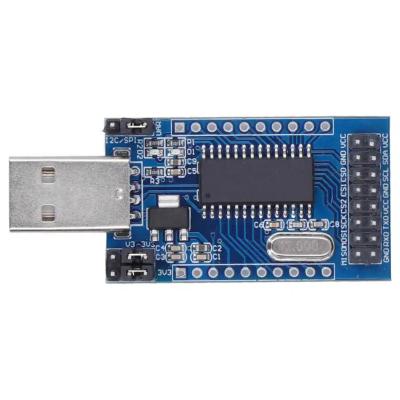 China DC 3.3V 5V USB Port Converter Module Serial Parallel To UART IIC SPI TTL ISP EPP MEM Components LC-TTL for sale