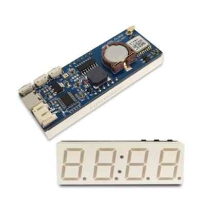 China BDS GPS Digital Tube Code Table Car and Truck Speeding Alarm Prompt Speedometer Clock Temperature and Humidity Cycling Code GPS_CLOCK_V1.1 for sale