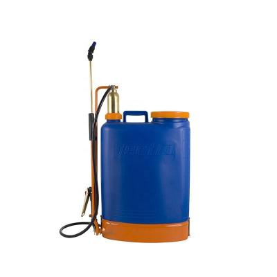 China High Quality Brass Manual Strong Hand Tank High Pressure Pump 20L Garden Backpack Agriculture PE Plastic Power Sprayer for sale