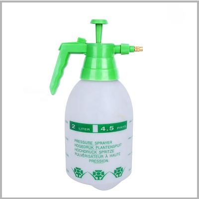 China Plastic Garden 2L One-Hand Pressure Sprayer With Brass Nozzle for sale