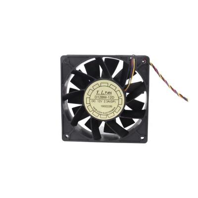 China D12BM-12D 120x120x38 High speed cooling fan 12V 2.3A 4400 RPM en venta