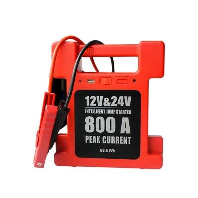 China Portable Multifunctional Emergency 24000mAh 24v Car Jump Starter Power Bank 190*150*90mm for sale