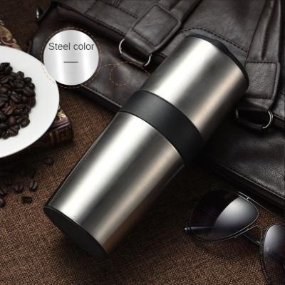 China LFGB Burr Coffee Bean Grinder Outdoor Ceramic Manual Manual Commercial Hand for Coffee Shop Bartender with 100ml Glass Bottle for sale