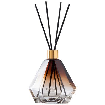 China Luxury Home Decorative Perfume Crystal Glass Bottle Reed Diffuser Aromatherapy Essential Oil Fragrance for sale