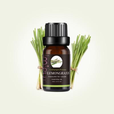 China TOONEW Plant Skin Revitalizer Lemongrass Essential Oil 10ml Essential Oil Humidifier Single Lemongrass Diffuser Essential Oil for sale