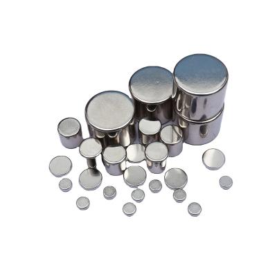 China Industrial Neodymium Strong Magnetic Permanent Magnets Disk Magnet D2mm D5mm D10mm D12mm D15mm N35-N52 Strong Neodymium Magnets for sale