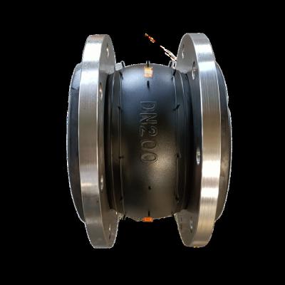 China Air Pn16 Stainless Steel Flange Connection ANSI Dn300 Flexible Rubber Expansion Joint for sale