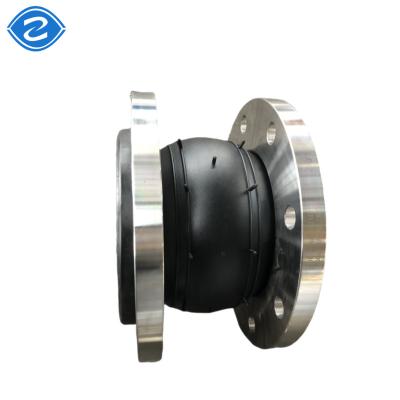 China EPDM Ss304 Carbon Steel Flange Epoxy Resin Sphere Butyl Rubber Flexible Single Expansion Joint for sale