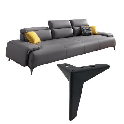 China Modern Metal Base Furniture Furniture Fittings Modern Design Adjustable Sofa Legs for sale