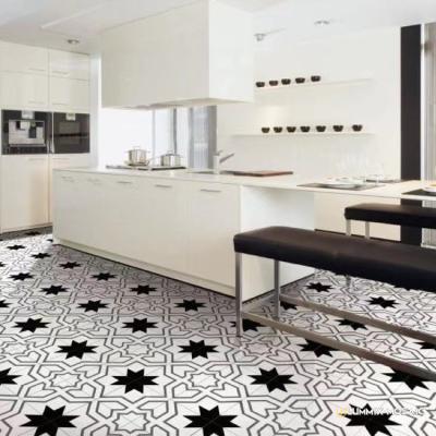 China Ceramic Digital Printed 300*300mm Anti-slip Porcelain Green Moroccan Backsplash Tiles For Kitchen Bathroom Shower Wall Floor Project for sale