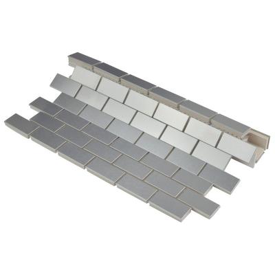 China Modern High Quality Durable Using Various Stainless Steel Strip Series CT901 Mirror Pool Tile Mosaic for sale