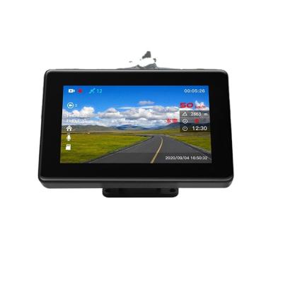 China Buit-in WIFI Touch Screen Motorcycle Driving Recorder 1080P Dual Lens HD Advanced Waterproof GPS Navigation for sale