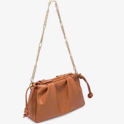 China Waterproof Fashion PU Leather Shoulder Bag For Girls Cross - Body Bag Light Weight With Detachable Shoulder Strap for sale