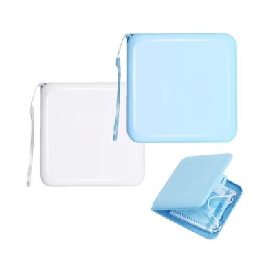 China Other Wholesale White/Blue/Pink/Green/Red Pure Color Disposable Masking Storage Box Square for sale