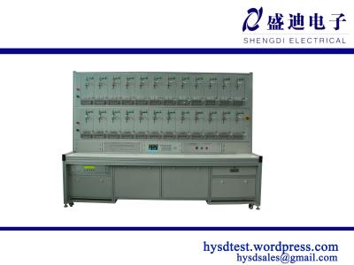 China 24 Position Connect Blcok with Pulse Acquistion Single Phase Active Meter Test Bench for sale