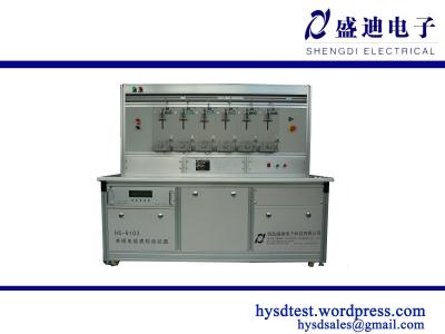 China HS-6103F Single Phase Kwh meter test bench,accuracy 0.05% Class,current 120A,6 Seats,2-circuit LLNN for sale