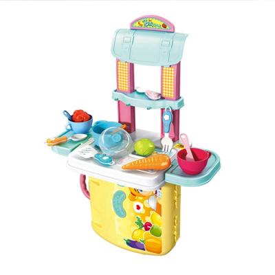 China Cultivate Children's Interest New Children's Interactive Toys For Kids Educational Cooking Game Big Jet Simulated Kitchen Toy Sets for sale