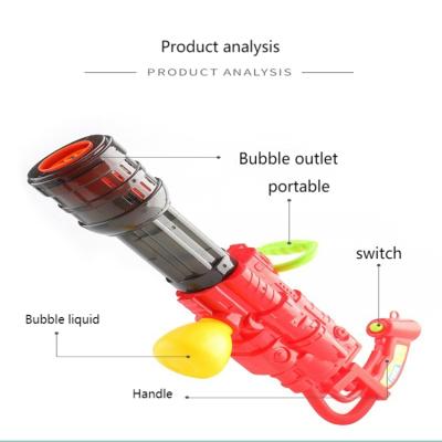 China Bubble Blowing Toys Cheap Price Good Quality Big Size China Summer Funny Outdoor Gatling Bubble Kids Bubble Blowing Toys for sale