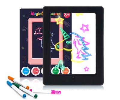 China Art Toys Children's Educational Baby Graffiti Drawing Board Magnetic Color Drawing Board Toys for sale