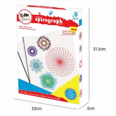 China Indoor Customized Children's Toys Painting Graffiti Spirograph Toys Child Educational Toys for sale