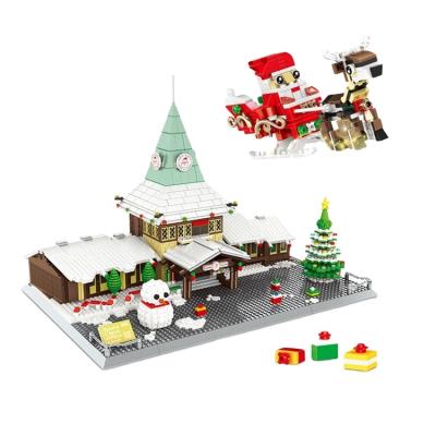 China Simulation Fashionable Christmas Gift Kids Building Models Assembled Small Particle Diy Model Building Block Model Educational For Children for sale