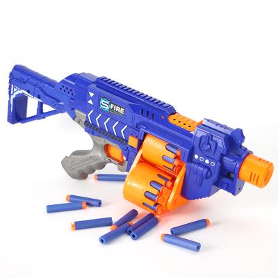 China Electronic Electric Toy Boys Christmas Gift Shooting Game Edu Toy Soft Plastic Bullet Gun For Kids for sale