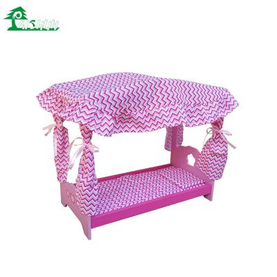 China Mordern Bedroom Furniture Fancy Toy Wooden Baby Doll Bed Set for sale