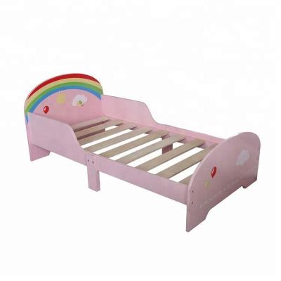 China OEM Modern New Design Luxury Kindergarten Girl Kids Furniture Pink Bed Eco-friendly for sale