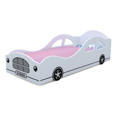 China Eco-friendly Cheap Car Train King Size Pink Kids Adult Racing Car Bed For Wholeselling for sale