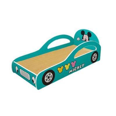 China Hot Goods Eco - Friendly School Children Bedroom Furniture Sport Cartoon Racing Car Bed for sale