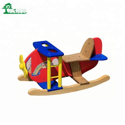 China Hot Selling Flat Shape Chair Toy Children Baby Wooden Rocking Horse Eco - Friendly for sale