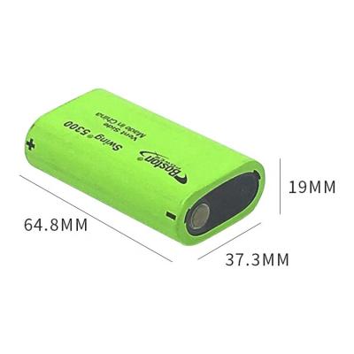 China NCM Boston Lithium Battery Dangle Lithium Ion Cells 3.65V 5300mAh 5.3Ah Rechargeable Battery Module For EV Solar Power Storage for sale