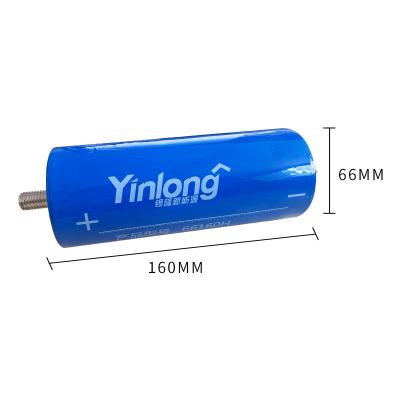 China Shenzhen Yinlong LTO 2.3V 30 lithium titanate battery 40A 66160 lto cell 66mm*66mm*160mm oh for sale