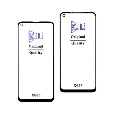 China Kuli Factory Wholesale Original Quality Front Touch Display Screen Broken Lens Outer Glass Screen Fix Phone Screen Replacement With Oca For Infinix X655 for sale