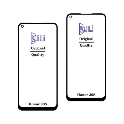 China Kuli Factory Wholesale Original Quality Front Touch Screen Replacement Outer Lens Glass Screen With Oca For Honor 30s For Honor 30S for sale