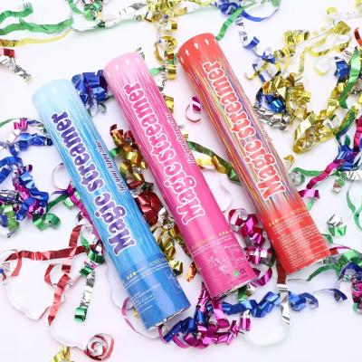 China Air Compressed Tissue Paper Tissue Paper Wedding Biodegradable Confetti Party Poppers Confetti Cannon for sale