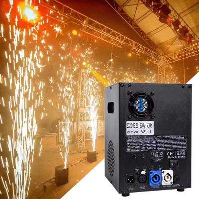 China With Cold Fountain DMX Function Fireworks Spark Machine 750w Cold Control Radio Material Clearance Wedding for sale