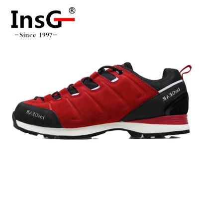 China Insg Comfortable Men Walking Ultra Light Duct Low Rise Hiking Trekking Trainers Waterproof Slip for sale