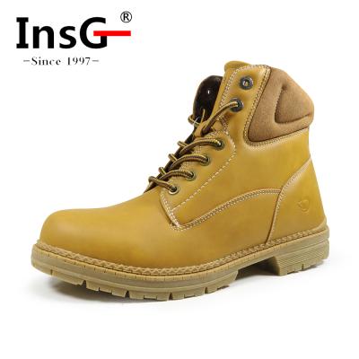 China Anti-Smell InsG Manufacturer Brand High Quality Classic Design Men Working Boots for sale