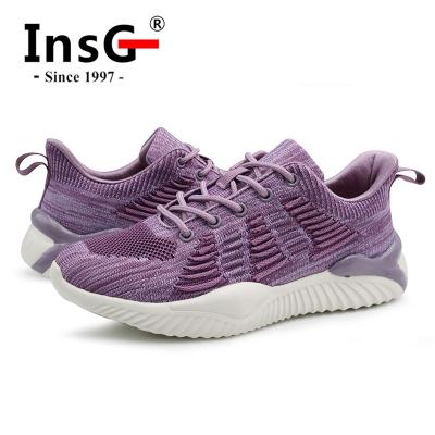 China Fashion Trend Walking Knitted Top Running Sports Shoes Supplier Jinjiang Women Fashion Sneakers Sports Shoes for sale