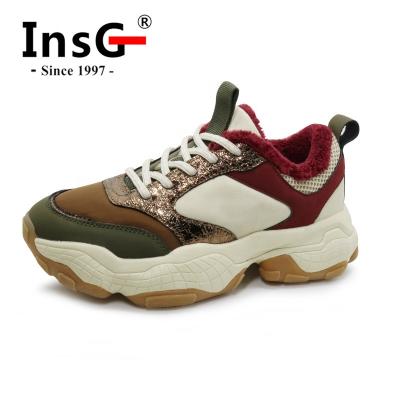 China Fashion Trend Brand Factory Price Walking Chunky Women Fashion Sneakers Shoes Comfortable for sale