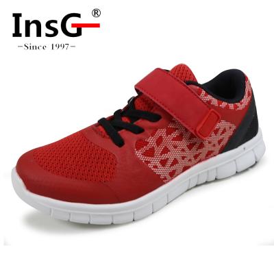 China Elastic Band Boys And Girls Sports Flat Walker Shoes Buckle-Strap Kids Shoes Children Casual Walking Shoes for sale