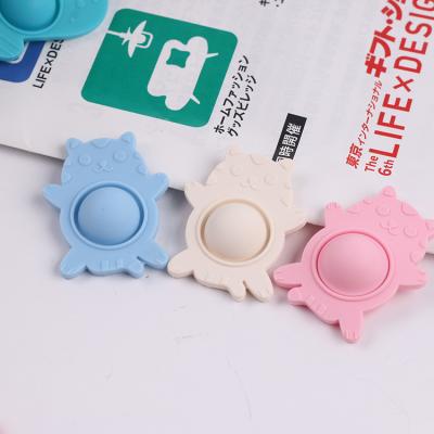 China Promotional Unisex Cheap Mini Pop Up Keychain Fidget Bubble Key Chain Popit Wiggle Person Toys Gift Set for sale