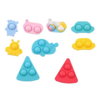 China Unisex Effort Balls Pop Up Toy Popping Fidget Toy Bubble Silicone Key Chain Push Buttons 2022 Set 2022 New Sensory Busy Person for sale