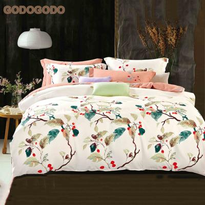 China Best Factory Price 100% Cotton King Size Comforter Sets Home Textile Disposable Super Luxury Bedding Set for sale